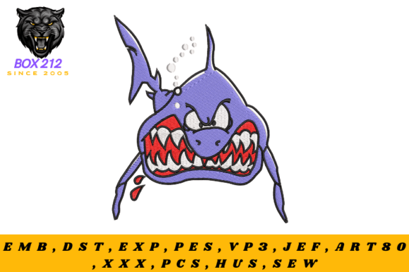 Fierce Shark Embroidery Design Review for Etsy Sellers