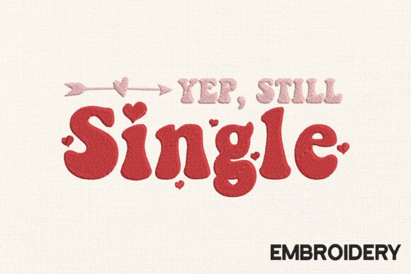 h1> Yep, Still Single: A Valentine’s Embroidery Review