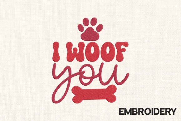 I Woof You: A Designer’s Review of This Valentine Embroidery