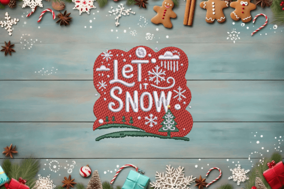 Let It Snow: A Designer’s Review of This Christmas Embroidery File