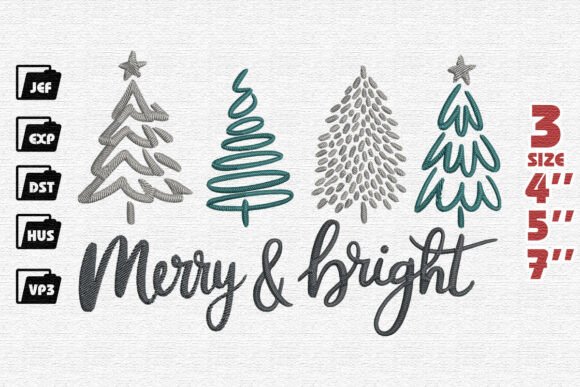Merry Bright Christmas Embroidery: A Designer’s Review