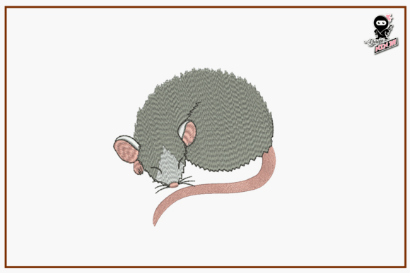 Rat Embroidery Design Review for Business Merch