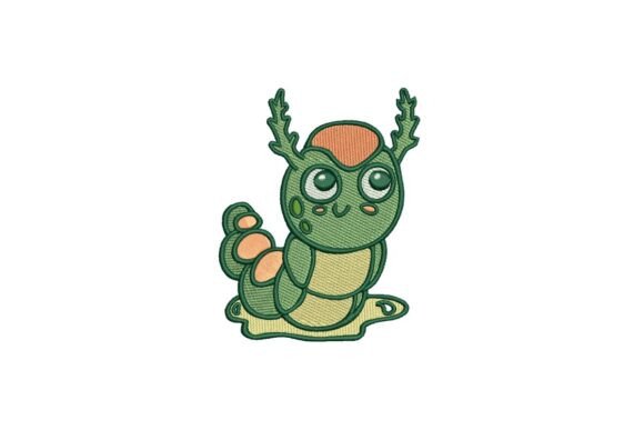 Review: Adorable Caterpillar Monster Embroidery for Apparel