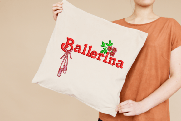 Review: Ballerina Word Digital Embroidery Design