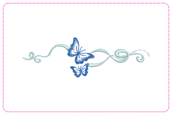 Review: Butterfly Border Embroidery Designs for Gifts
