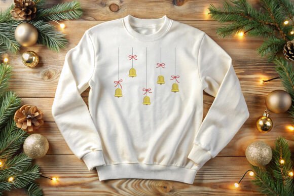 Review: Christmas Bells on Strings Embroidery Design