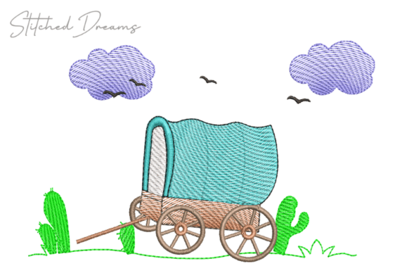 Review: Horse Carriage Digital Embroidery Design