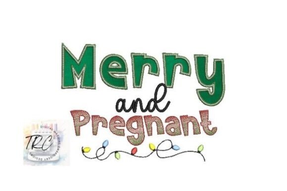 Review: Merry and Pregnant Applique Embroidery for Boutique Apparel