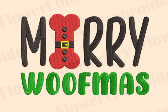 Review: Merry Woofmas Machine Embroidery Design