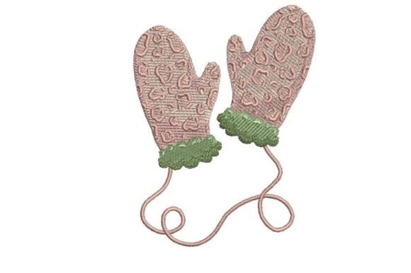 Review: Pink Leopard Print Mittens Embroidery