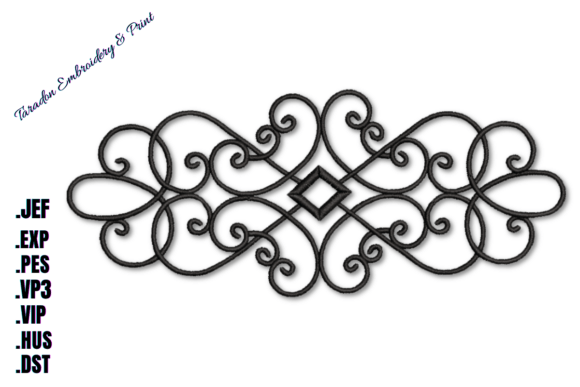 Review: Swirls Machine Embroidery Design for Craft Fairs
