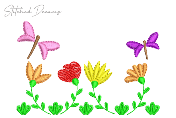 Reviewing Fluttering Blooms Embroidery Design for Gifts