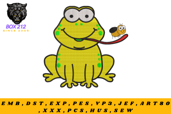 Reviewing the Cute Frog Digital Embroidery Design