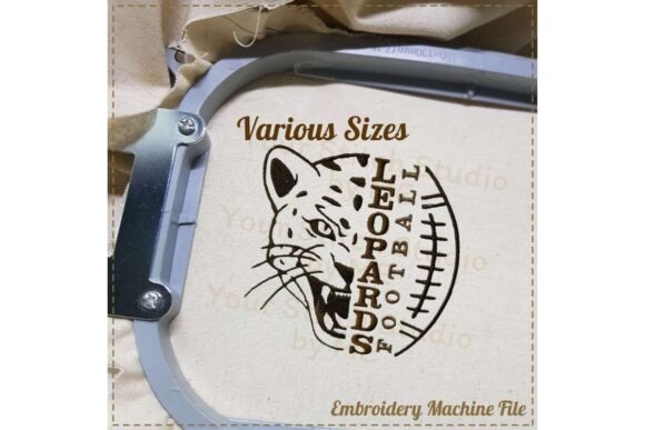 Reviewing the Leopard Football Embroidery Design