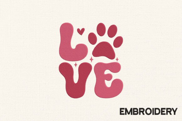 Reviewing the Love Dog Valentine Embroidery Design